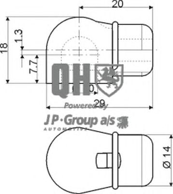 JP GROUP 1281202609 -  Газовая пружина, капот